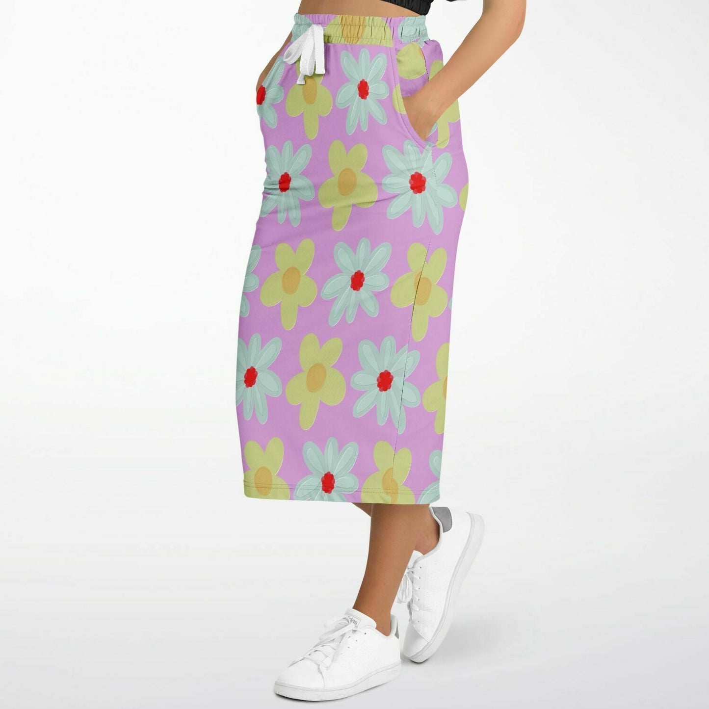 Spring 4 Long Pocket Skirt Plus