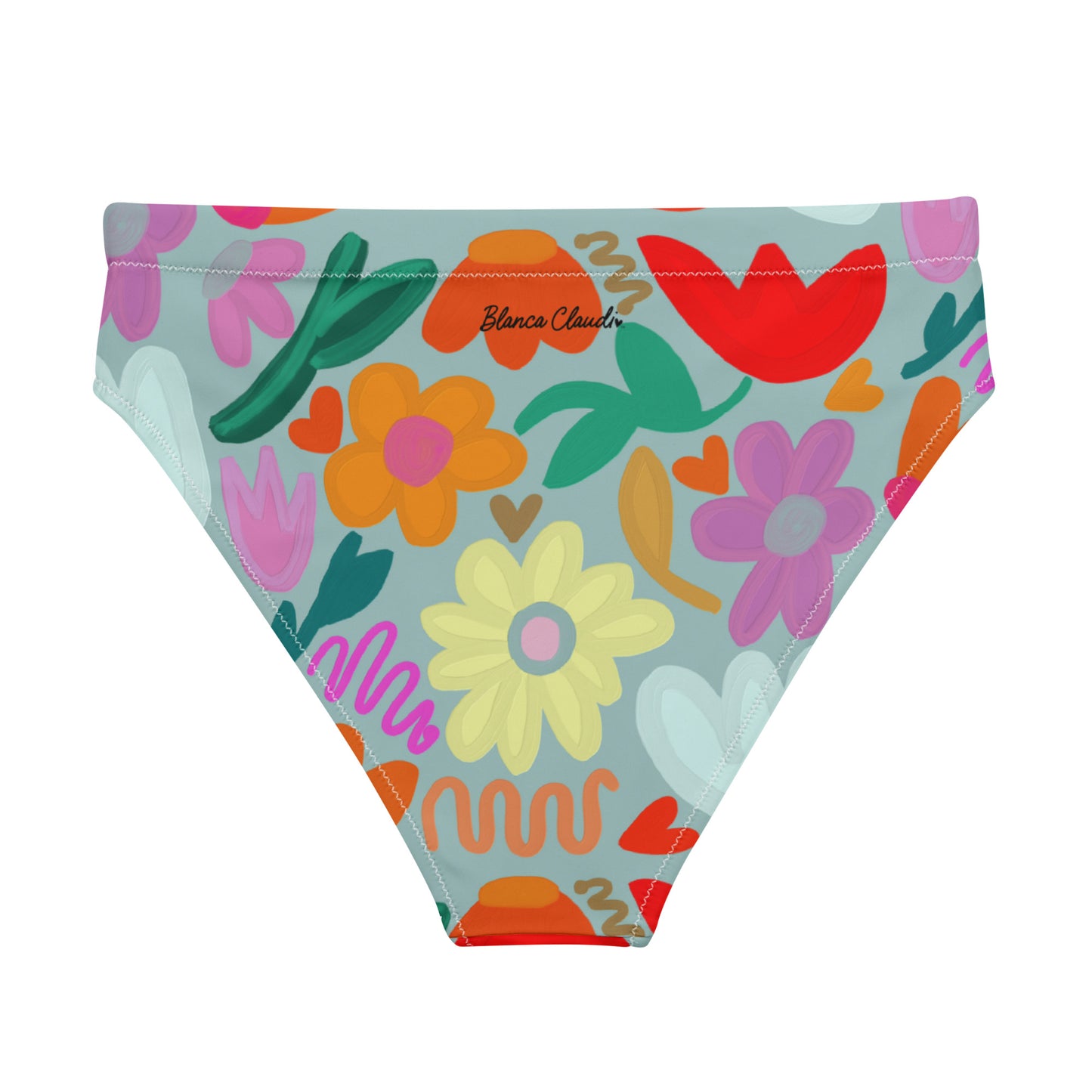 Spring 2 Recycled High-Waisted Bikini Bottom