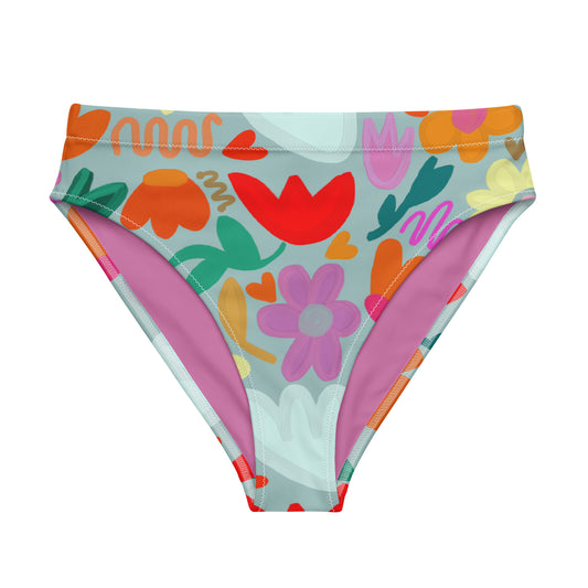 Spring 2 Recycled High-Waisted Bikini Bottom