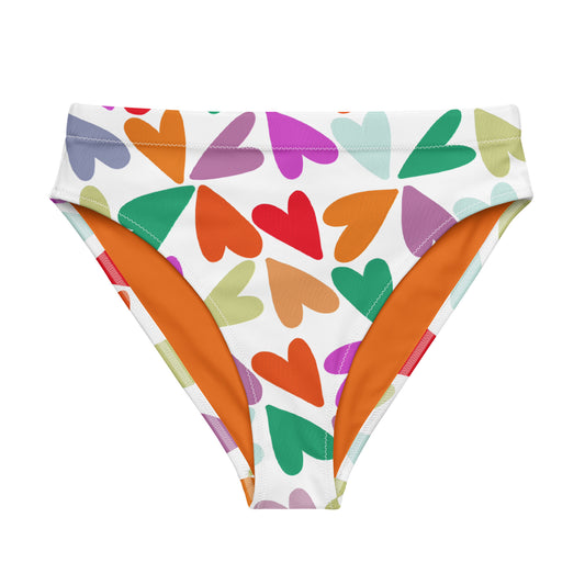 Spring 3 Recycled High-Waisted Bikini Bottom