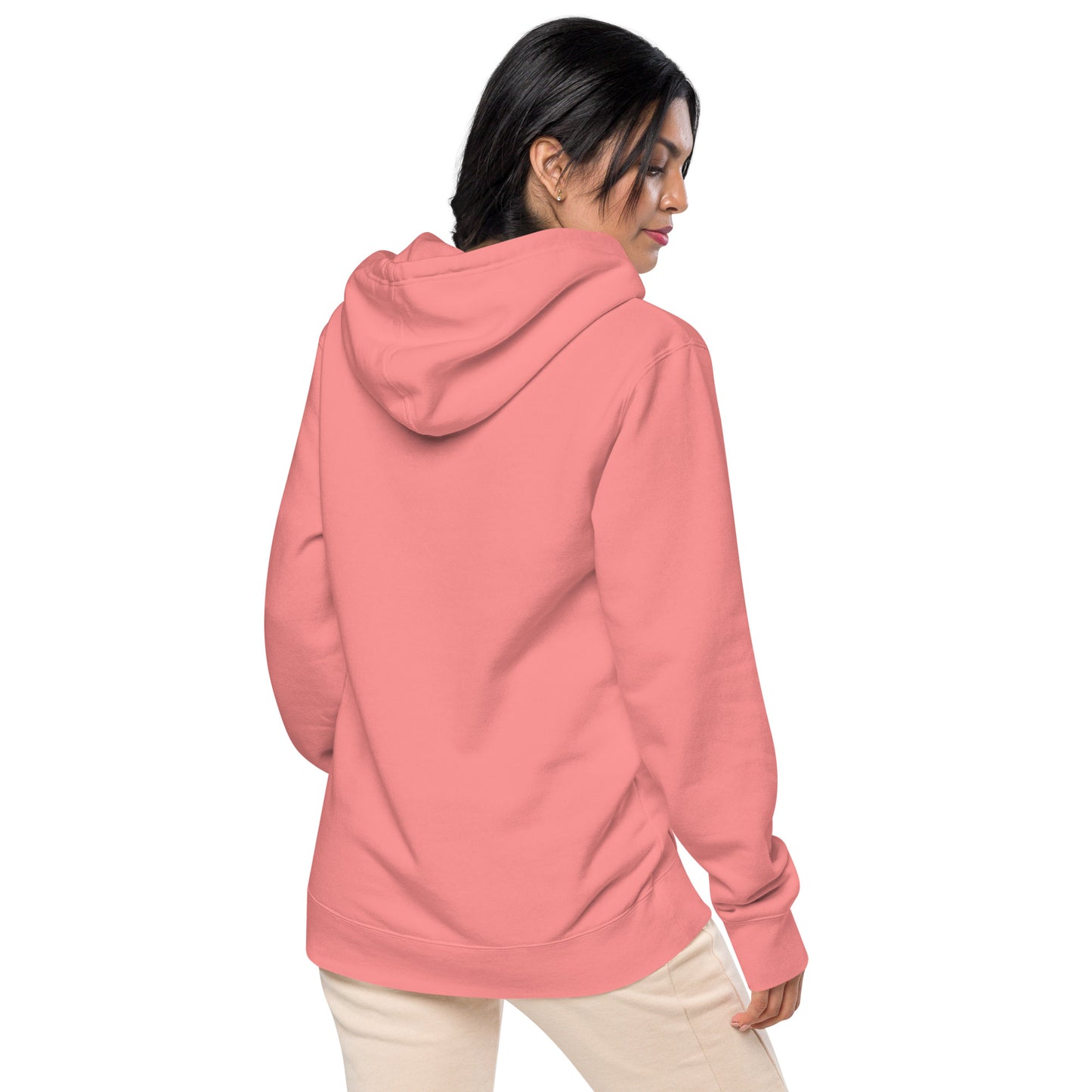 BC Guava Embroidered Unisex Pigment-dyed Hoodie