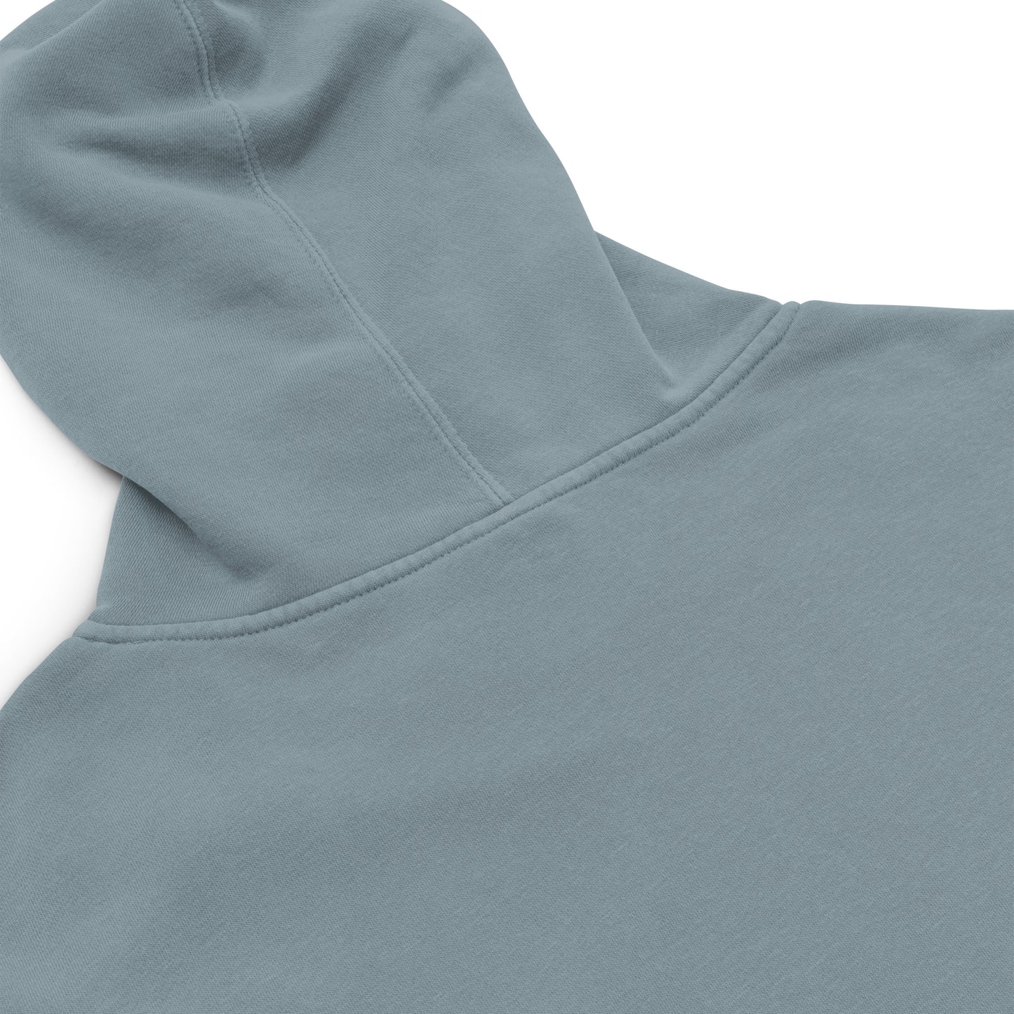 BC Dark Gray Embroidered Unisex Pigment-dyed Hoodie