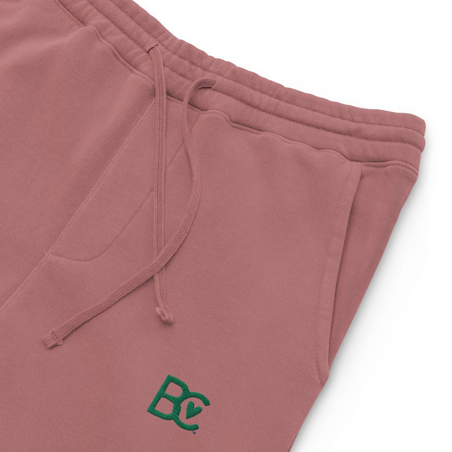 BC Light Wine Embroidered Unisex Pigment-dyed Joggers