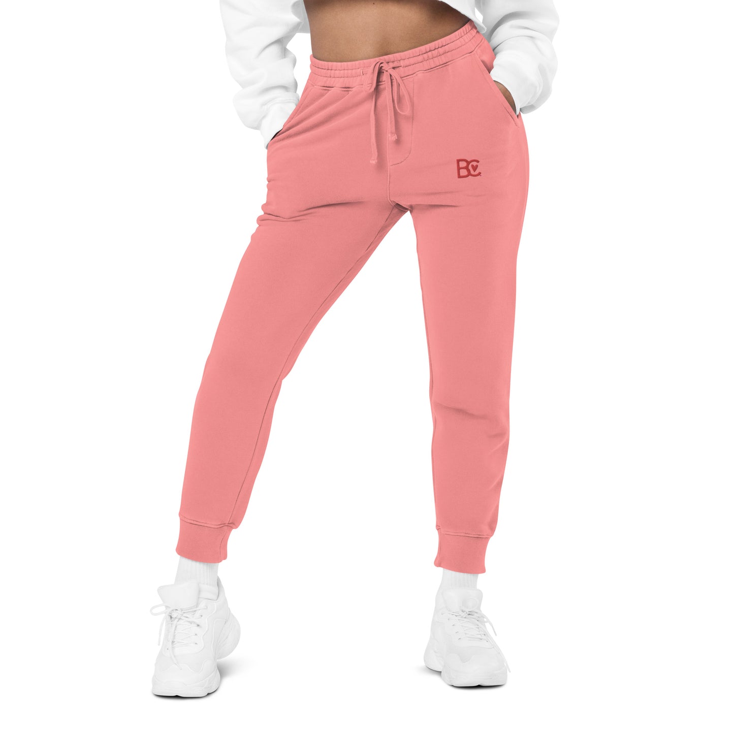 BC Guava Embroidered Unisex Pigment-dyed Joggers