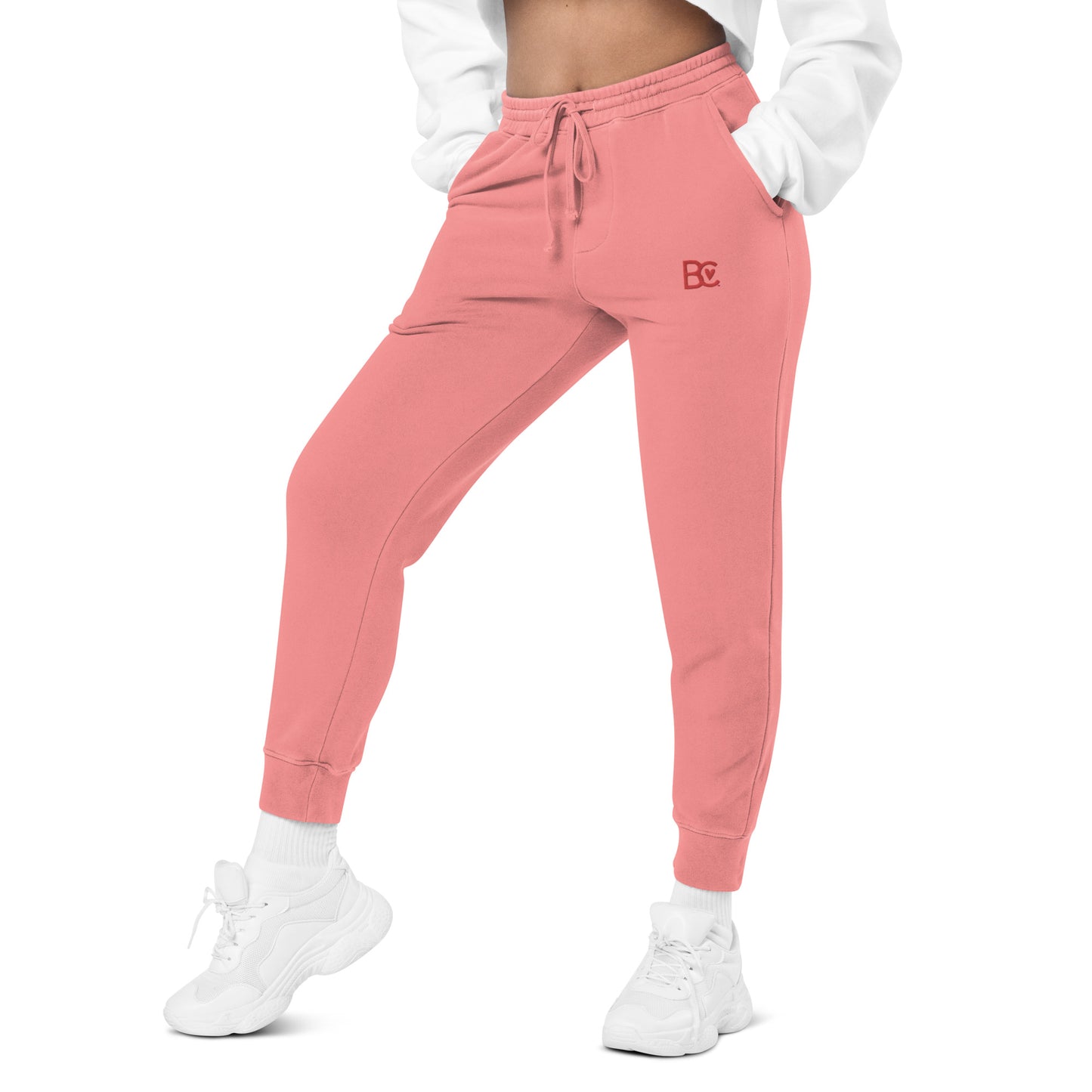 BC Guava Embroidered Unisex Pigment-dyed Joggers